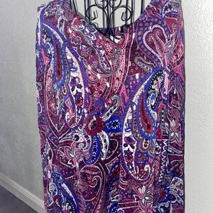 Beautiful paisley shirt NWT KASPER
